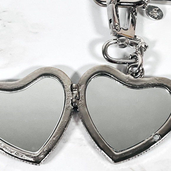 Joy Mangano Silver Bag Charm Keychain Accessory - Picture 8 of 11